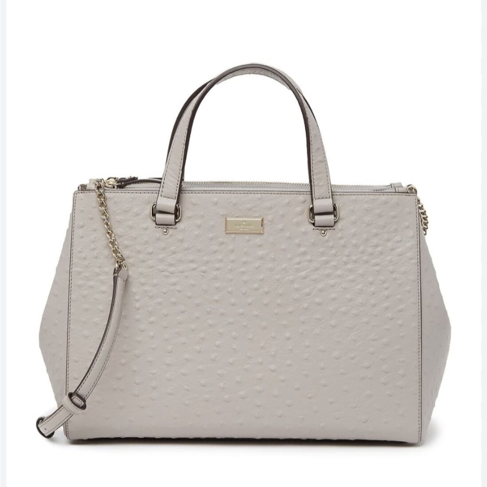 Kate Spade NY Bristol Drive Loden Ostrich Bag
